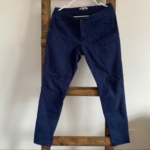 Blue Cargo Pants